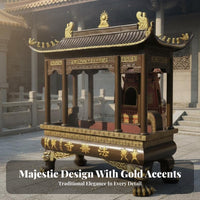 Large Outdoor Ceremonial Offering Furnace Ornate Design Rectangular Cast Iron Censer Weather Resistant Dragon Pillar Ceremonial Offering Burner