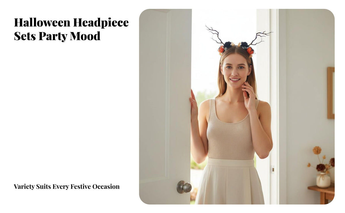 Halloween Branch Ed Branch Headband Festive Accessory Light up Branch Headband Eye-Catching Gothic Deer Branch Hairband for Women, Photo Shoots