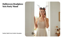 Halloween Branch Ed Branch Headband Festive Accessory Light up Branch Headband Eye-Catching Gothic Deer Branch Hairband for Women, Photo Shoots