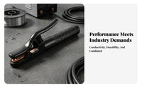Insulated Handle Electric Soldering Clamp Anti-Slip Grip Stick Soldering Stinger Heat-Dissipating Copper Electrode Clamp High Current