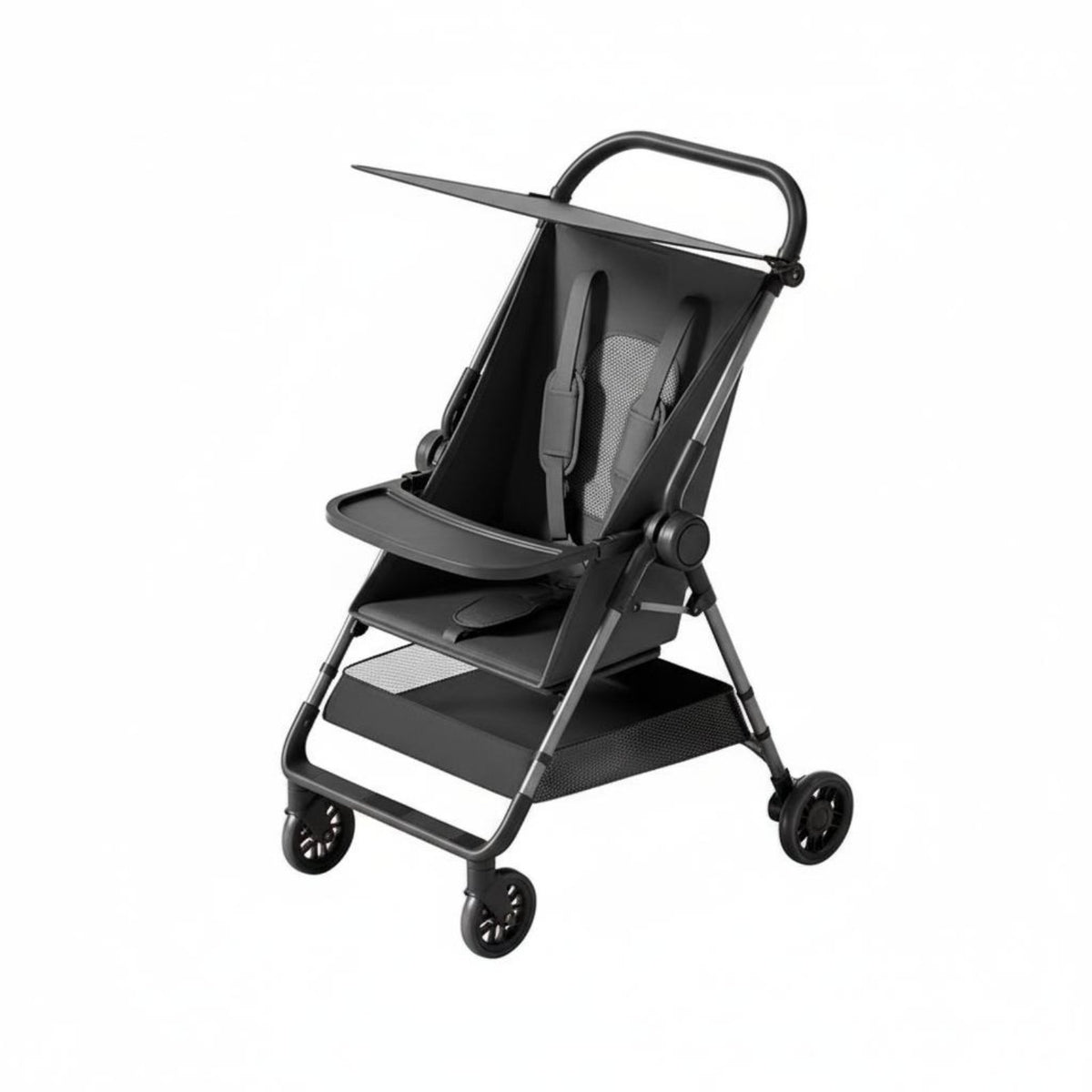 High View Lightweight Travel Stroller Detachable Sun Canopy Infant Stroller Reclining Seat for Toddlers