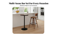 utilitarian and fashion Counter Chair with Backrest Modern Minimalist Design Bar Stool Easy to Assemble Seating Furniture for Adults, householders, Business Owners, Cafe, Restaurant, Dining Room, Kitchen