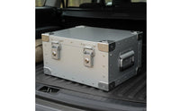 Aluminum Storage Box Large Capacity Car Trunk Storage Container Lightweight Outdoor Camping Trunk for Campers, Travel