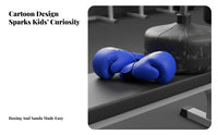 2 Pieces kids' Boxing Gloves Thick Padding Kids Boxing Gloves Adjustable Hook and Loop Strap Fighting Arts Equipment for Children, Young Children