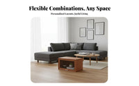 Nordic and design customizable lowlow-height cabinet with Sliding Doors Multi-Functional Sideboard Stackable Storage unit for Apartment Dwellers, property owners, Interior Design fans, Living Room, Bedroom
