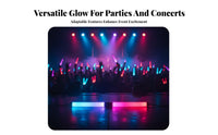 Illuminated Stick 15 Hues Wireless Control Cheer Stick Color Changing Illuminated Rod Customizable Symbol Idol