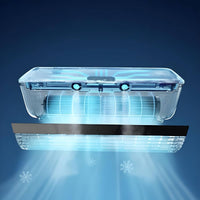 Charging Wall-Mounted Fan 3wind Rate Climate Control Fan 6000mAh Portable Wall-Fixed Cooling Unit Climate Control Fan