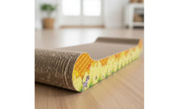 Long-Lasting Cardboard Cat Scratcher Furniture Protector Cat Scratching Board Multi-Functional Corrugated Scratch Board Glue