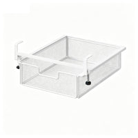 No Drilling Required Under Bed Slide-out Drawer Easy Installation Punch-without Drilling Under Bed Rack Rust-Resistant Clamp-on Desk Drawer Heavy Duty for Students