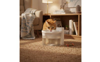 Automatic Pet Water Dispenser Large 2L Capacity Pet Drinking Dispenser Multi-Layer Filtration Energy-Efficient Dog Waterer for Cats, Dogs