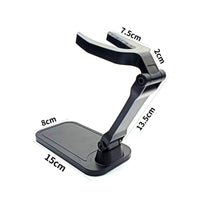 Sturdy Material Universal Product Code Scanner Stand Easy Assembly Foldable Scanner Holder Wall Mountable Product Code Reader Cradle for Supermarket, Warehouse, Library