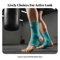 Muay Thai Ankle Guard Non-Slip Fit Muay Thai Ankle Support Breathable Kickboxing Instep Protector for Athletes, Adults, Spar Arena, Competition