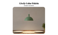 Creative Design Macaron Color Lampshade Height Adjustable Macaron Hanging Lamp for Homeowners, Business Owners, Restaurant, Bar Counter