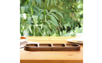 Wooden Condiment Dish Sturdy Sauce Dish Compact Dipping Bowl Mini for Barbecue