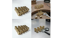 15 Pieces Brass Collet Segmented Jewelry Tool Balanced Hardware for Bench Work