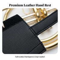 Soft and Comfortable Leather Instrument Hand Protector Easy to Install French Instrument Sweat-Resistant
