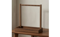 Jewelry Organizer Stand with Tray Untangle Tabletop Jewelry Holder with Hooks for Dresser