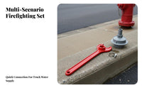 Multi-Function Fire Hydrant Wrench Long-Lasting Fire Hydrant Spanner Wrench Versatile Firefighting Equipment Precision Grip for Truck Drivers, Municipal Workers, Maintenance Personnel, Emergency Team, Outdoor, Construction Sites
