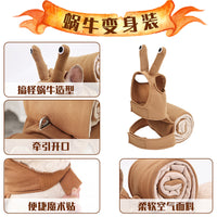 Cat Snail Headpiece Halloween Pet Costume for Dogs
