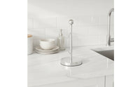 Countertop Paper Towel Holder Rust-Proof Paper Towel Holder with Weighted Base Modern Portable for Kitchen