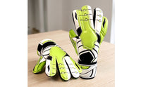 Goalkeeper Gloves with Finger Protection Comfortable Soccer Gloves with Digit-Protection Supportive for Goalkeepers, Junior
