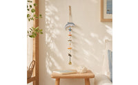 Boho Hanging Ornament with Bell Lightweight Coastal Wall Hanging Easy to Hang Bell Decor Versatile for Bedroom