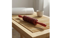Handmade Wooden Massage Roller Stick Flexible Design Back and Belly Roller Portable Handheld Massage Stick