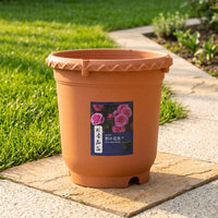 Plant Pots with Integrated Garden Trellis for Climbing Vines, Heavy Duty Floor Standing Flower Pots, European Style Outdoor Planter Support