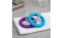 3 Rings Dog Tug Toy 3-Loop Tug Toy Soft Material Pet Supply for Young Dogs