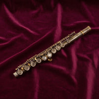 C Flutes Antique Finish Closed Hole Flutes Beginner Friendly Woodwind Instrument for Rehearsal Music Lessons