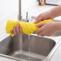 10-Pack Large Microfibre Cloths, 40cm X 40cm Microfibre Cloth for Cleaning Supplies, High Absorbency Quick-Dry Dishwashing Towels