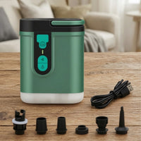 Portable Air Pump Small Electric Air Pump Cordless for  , Outdoor Enthusiasts, Camping