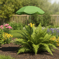 Scalloped-Edge Plant Protection Umbrella Overhead Garden Plant Shade Umbrella Sturdy Lightweight for Balconies