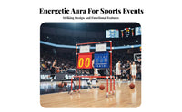 Multi-Sport Use Freestanding Flip Scoreboard High Visibility Manual Flip Scoreboard Portable Scoring Stand Water Resistant for Players, Gymnasium, Tournaments, Backyard