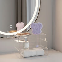 Textured Butterfly-Shaped Grooming Glove Lathering Silicone Grooming Glove Massage Easy to Clean