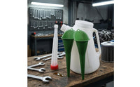 Oil Jug with Spout Built-in Handle Plastic Oil Jug Wide Opening