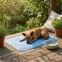 Pet Cooling Mat Rounded Corners Pet Cooling Pad Heat Dissipation for Pets