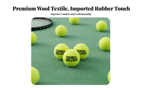 60 Pieces Ball Machine Compatible Pressureless Training Tennis Balls Regulation Size Pressureless Tennis Balls All-Court Play Sports Equipment ITF Compliant for Intermediate Players, Beginners, Coaches