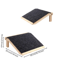 Foldable Pet Ramp Non-Slip Wooden Pet Ramp Portable for Couch, Small Pets