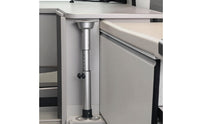 Telescoping Table Leg Sturdy Height Adjustable Table Leg Heavy Duty Furniture Hardware Removable for Boat Builders, Motorhome, Recreational Vehicle Van, Marine