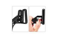 Cycle Rack Riser Bracket CNC-Machined Front Carrier Block with Clamp Fast-Release Bike Fork Mount for Cyclists, Commuters, Folding Bikes