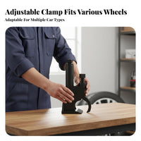 Easy to Use Portable Tire Changer Long-Lasting Steel Construction Manual Tire Changer Heavy-Duty Material for DIY Mechanics, Roadside Repair