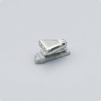 Chrome Silver 1/64 Scale Supercharger Molded Texture Scale Supercharger Accessory Mechanical Miniature Part for Model Car Customization, Display Scenes