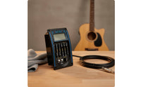 LCD Display Onboard Guitar Equalizer with Tuner Pre-Wired 5-Band Equalizer Pickup System Two Output Connector Onboard Guitar Preamp Tuner Low Battery Indicator for Guitarists, Musicians, Live Performance, Studio Recording
