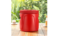 Insulated Bucket with Stainless Stainless Steel Insert Heavy Duty Thermal Container with Screw on Lid Portable Thermal Bucket for Caterers, Catering