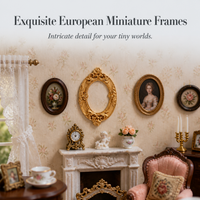 Miniature European Style Photo Frame for DIY Crafts and Dollhouse Decor