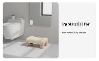 Toilet Squatting Stool Anti-Slip Bathroom Accessory Ergonomic Design for grown-ups