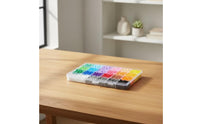 DIY Fusion Bead Kit Compartmented Fuse Bead Kit Puzzle-Style Iron Beads Set Sorted for Classroom