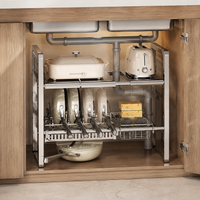 under-sink storage rack