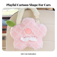 Space Saving Car Seat Back Tissue Bag Soft and Skin-Friendly Soft Car Tissue Holder Easy Reach for Drivers, Parents, Road Trips, Travel